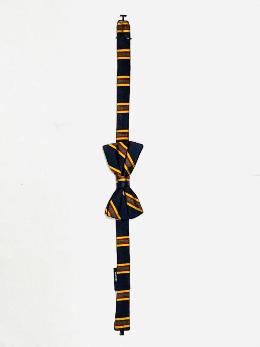 Polo by Ralph Lauren Kids Navy Maroon Gold & Green Bow Tie